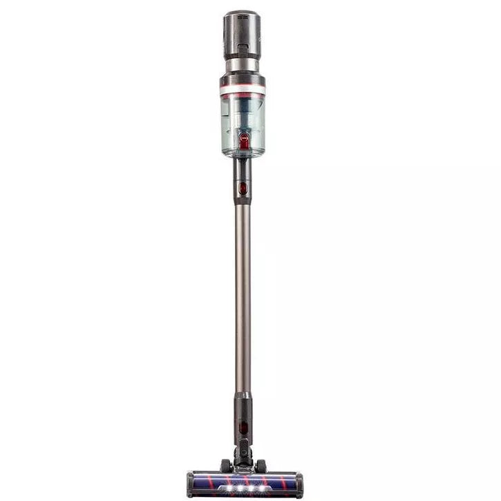 Monoprice Strata Pro Cordless Stick Vacuum Cleaner, 400W Power, 3 Power Settings 45 Minutes Run Time, Built In LEDs, Wall Mount & Attachments Included
