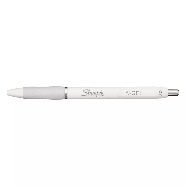 Sharpie S-Gel 4pk Gel Pens White Barrel 0.7mm Medium Tip Black