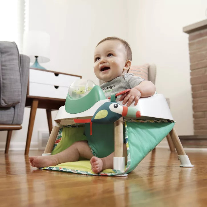 Evenflo Exersaucer Tiny Tropics 2-in-1 Baby Seat + Doorway Jumper