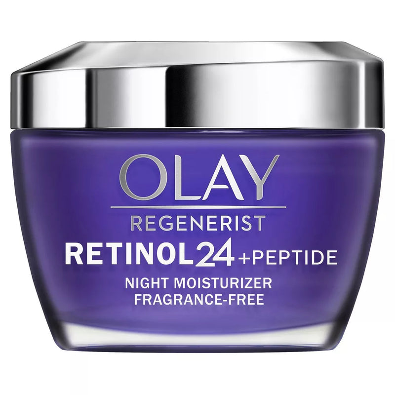 Olay Regenerist Retinol 24 + Peptide Night Face Moisturizer Cream - 1.7oz