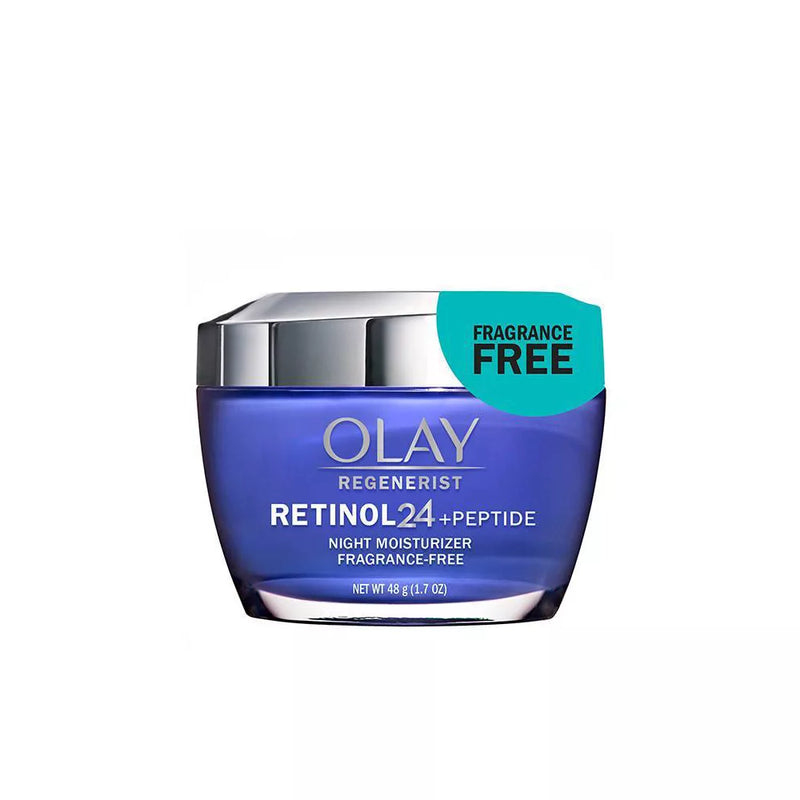 Olay Regenerist Retinol 24 + Peptide Night Face Moisturizer Cream - 1.7oz