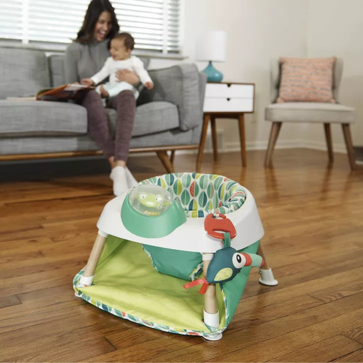 Evenflo Exersaucer Tiny Tropics 2-in-1 Baby Seat + Doorway Jumper
