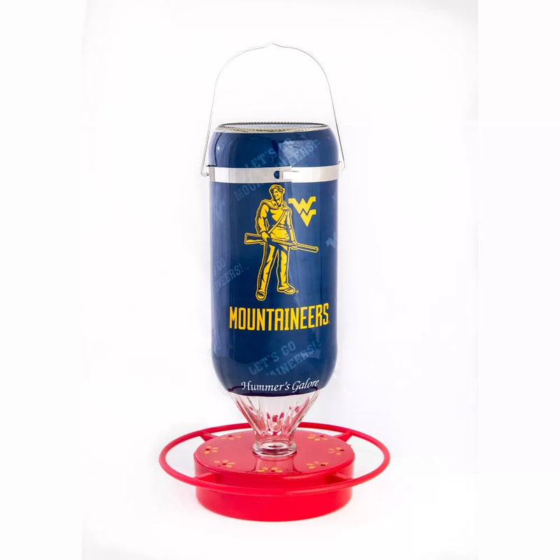 Hummer's Galore Hanging Glass Hummingbird Feeder, NCAA Bird Feeder for Outdoors, Backyard, & Garden, 32 Oz