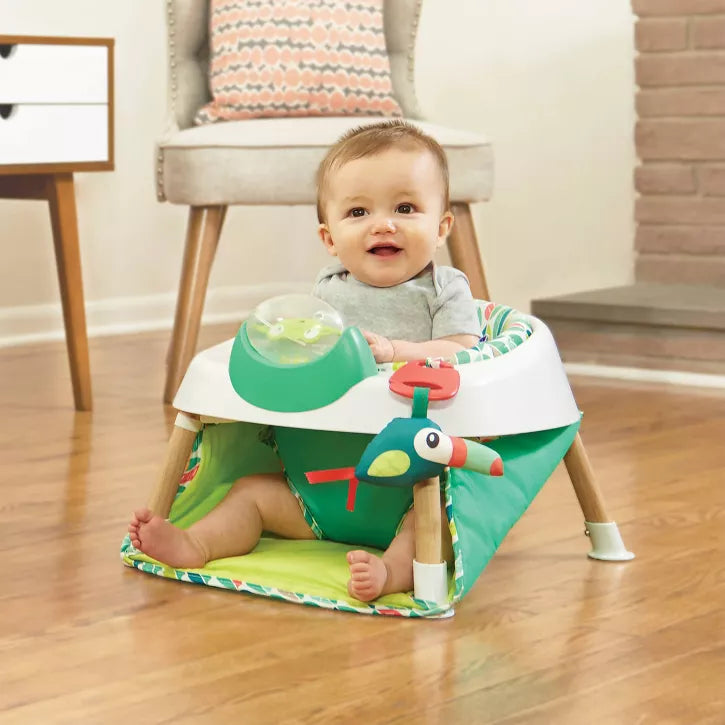 Evenflo Exersaucer Tiny Tropics 2-in-1 Baby Seat + Doorway Jumper