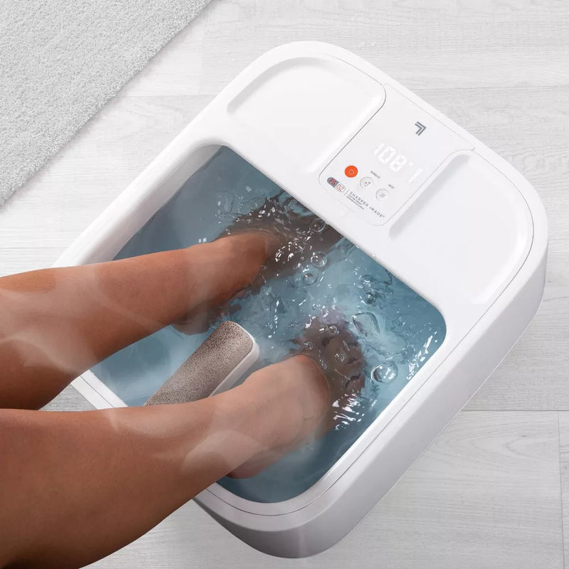 Sharper Image Massager Foot Bath Heating with LCD