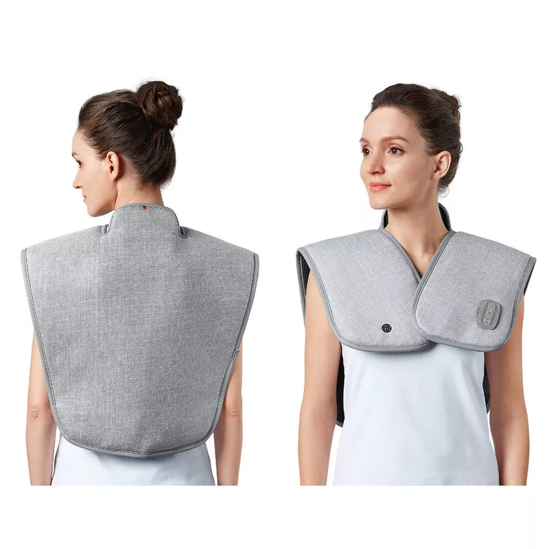 Sharper Image Heated Neck And Shoulder Massager Wrap
