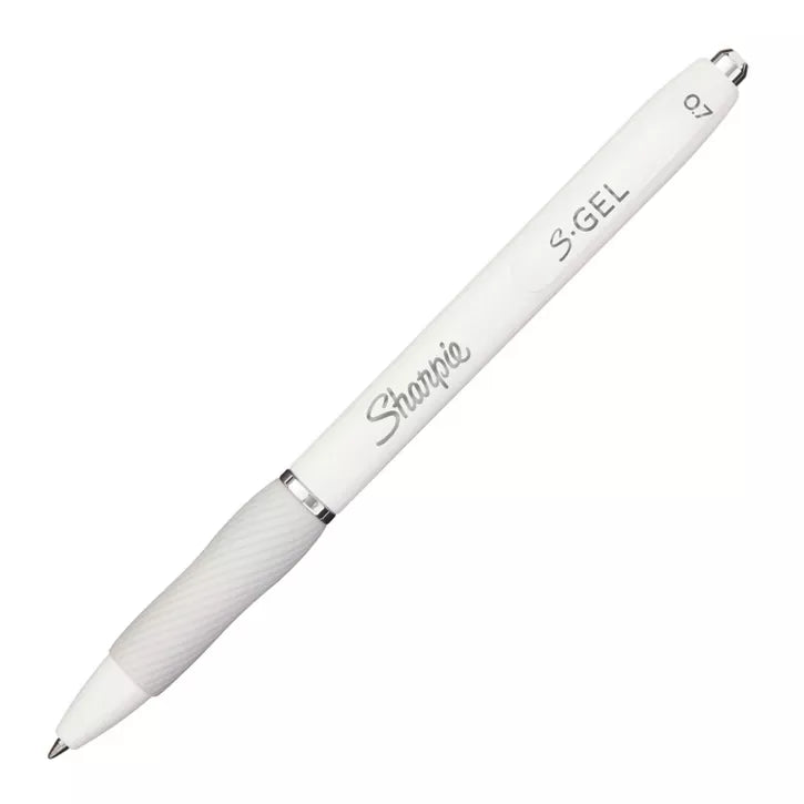 Sharpie S-Gel 4pk Gel Pens White Barrel 0.7mm Medium Tip Black
