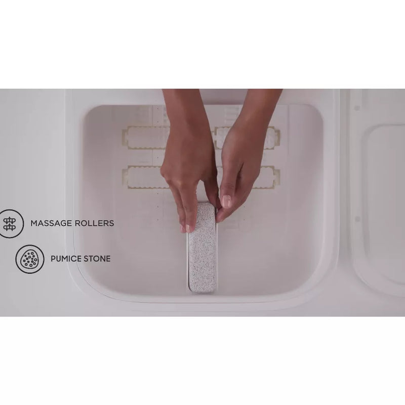 Sharper Image Massager Foot Bath Heating with LCD