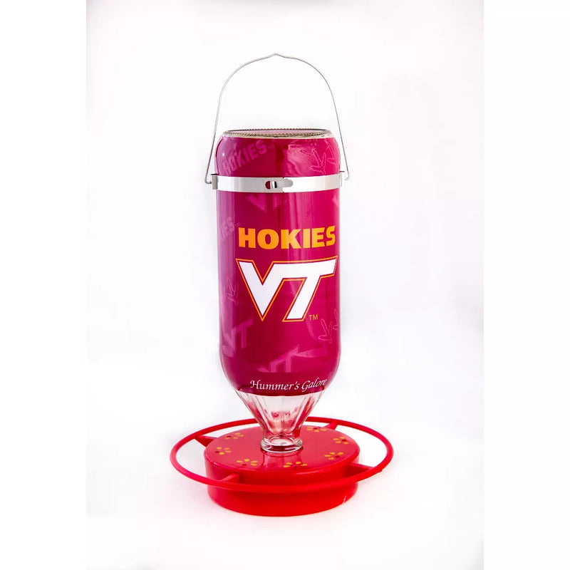 Hummer's Galore Hanging Glass Hummingbird Feeder, NCAA Bird Feeder for Outdoors, Backyard, & Garden, 32 Oz