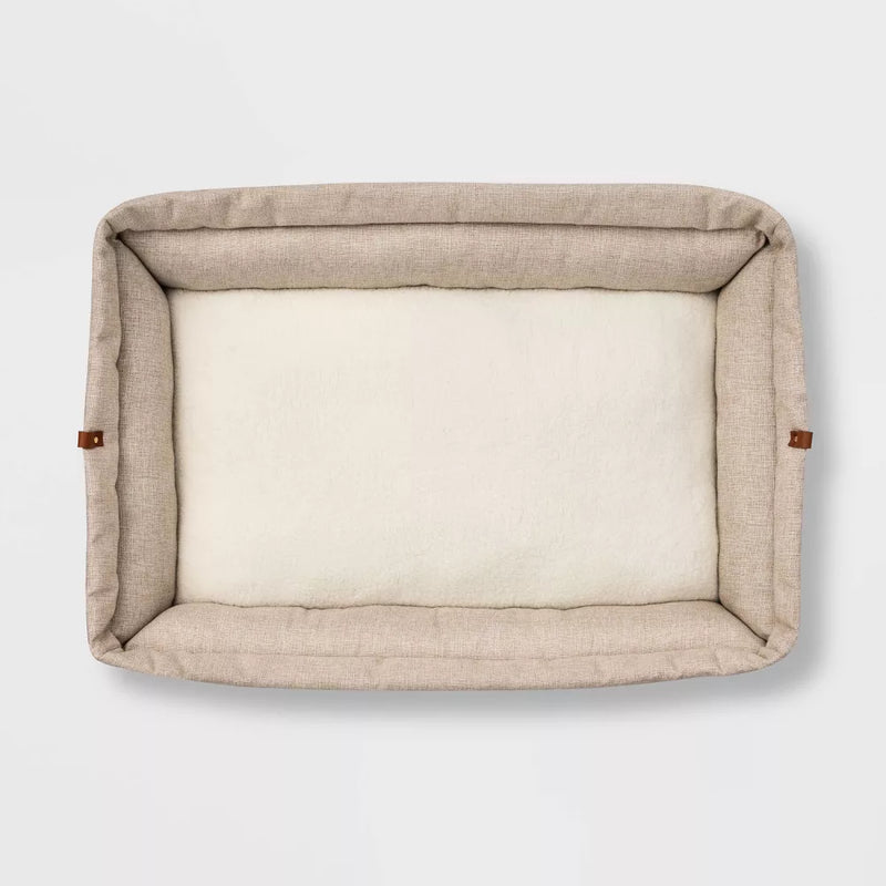Rectangular Roll Cuff Dog Beds - Boots & Barkley™