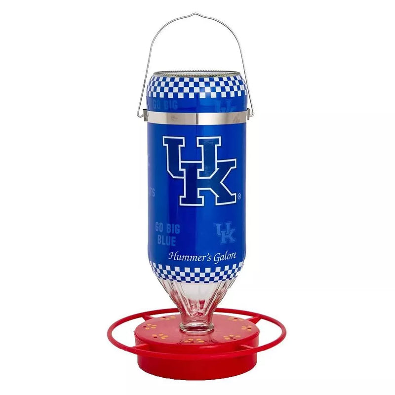 Hummer's Galore Hanging Glass Hummingbird Feeder, NCAA Bird Feeder for Outdoors, Backyard, & Garden, 32 Oz
